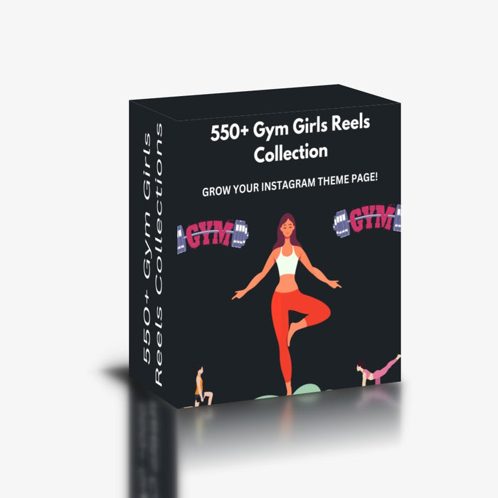 550+ Gym Girls Reel Collection | High-Quality Fitness Content for Social Media